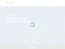 Tablet Screenshot of erdt-group.com